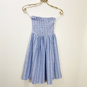 J. Crew Smocked Strapless Dress Size XS